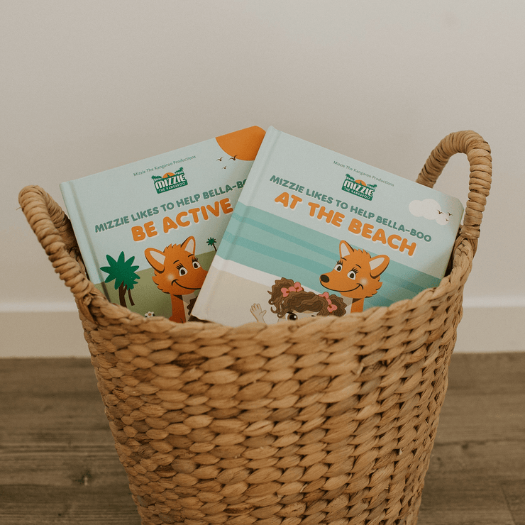 Baby Board Book Gift Set Be Active and At the Beach