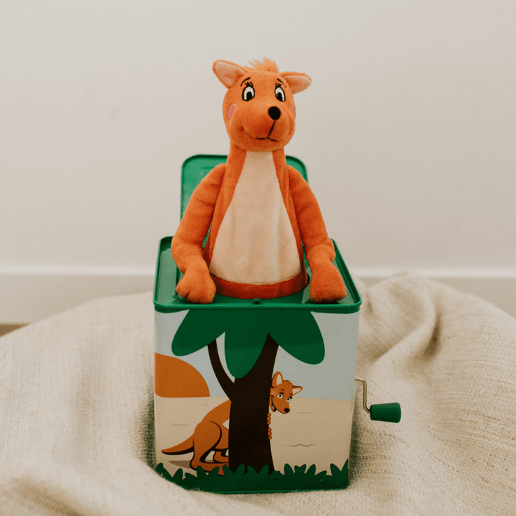 Mizzie The Kangaroo Musical Hop Out Mizzie Music Box for Toddlers Front view